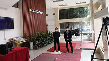 金狮贵宾会公司解决方案：热成像体温筛查怎么实现？？
